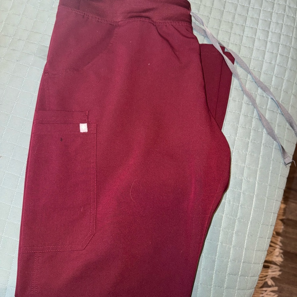 Burgundy Figs Pants